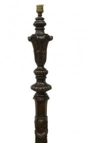 LOUIS XVI STYLE CARVED WALNUT