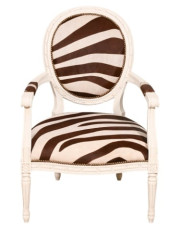 LOUIS XVI STYLE CARVED ZEBRA U