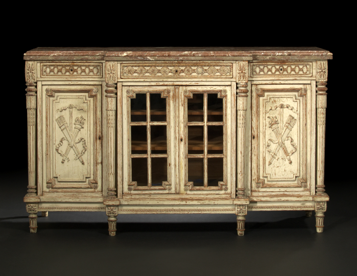 Louis XVI-Style Cream-Painted and