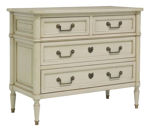 LOUIS XVI STYLE CREAM-PAINTED