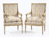 LOUIS XVI-STYLE CREME PEINTE A
