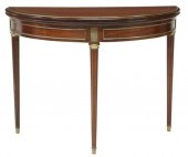 LOUIS XVI STYLE DEMILUNE FLIP-