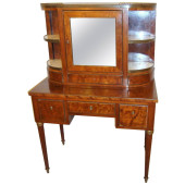 LOUIS XVI STYLE DESK WITH VITR