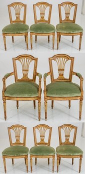 LOUIS XVI STYLE DINING CHAIRS,