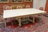 LOUIS XVI STYLE DINING TABLE W