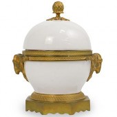 LOUIS XVI STYLE DORE BRONZE &