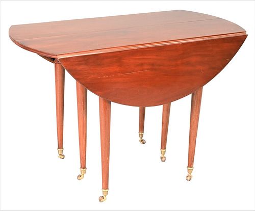 LOUIS XVI STYLE DROP LEAF DINING