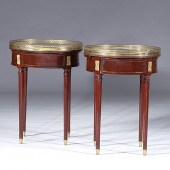Louis XVI-style Drum Tables Co