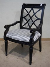 LOUIS XVI STYLE EBONIZED FRUIT