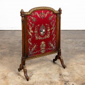 LOUIS XVI STYLE EMBROIDERED PA