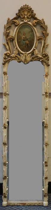 LOUIS XVI STYLE ENAMEL, GILT D