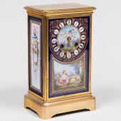 LOUIS XVI STYLE ENAMELED AND G