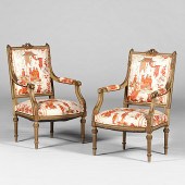 Louis XVI-Style Fauteuils Fren