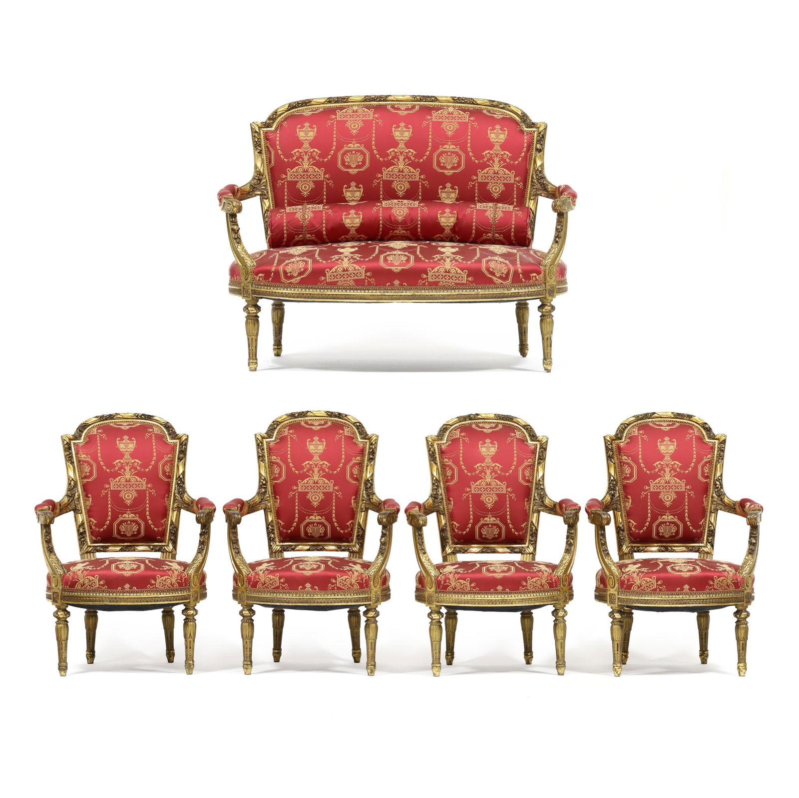 LOUIS XVI STYLE FIVE PIECE