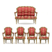 LOUIS XVI STYLE FIVE PIECE PAR
