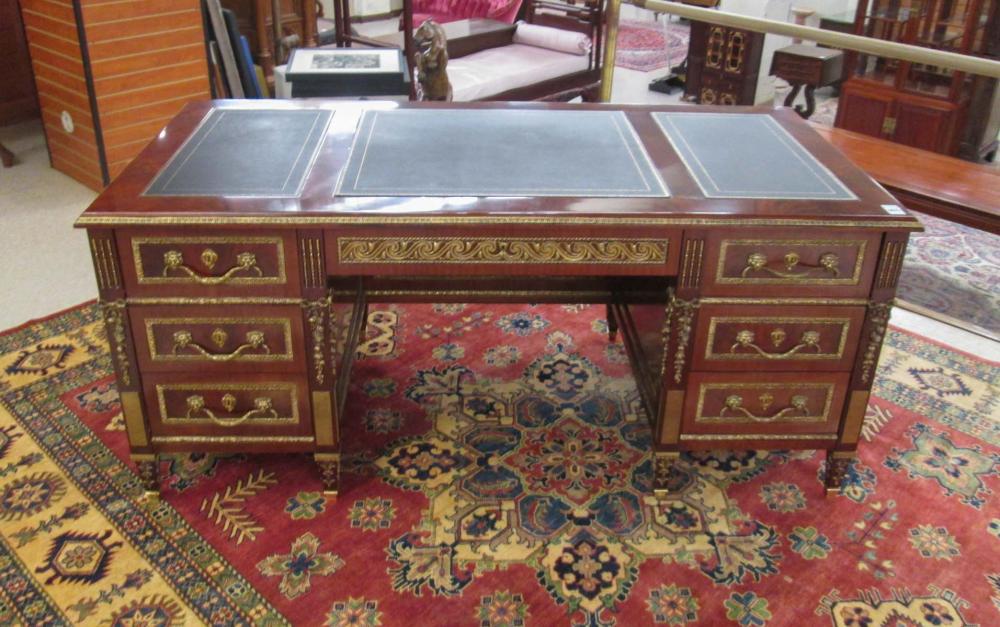 LOUIS XVI STYLE FLAT-TOP MAHOGANY