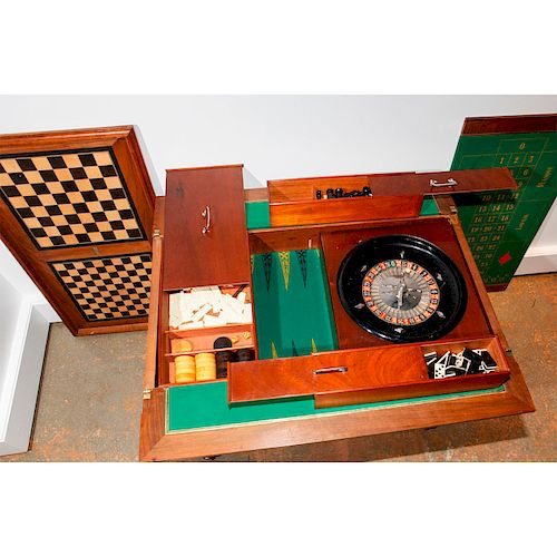 LOUIS XVI STYLE FLIP TOP GAMING