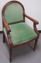 LOUIS XVI STYLE FRUITWOOD ARMC