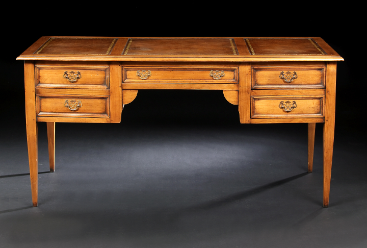 Louis XVI-Style Fruitwood Desk, 