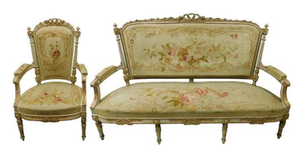 LOUIS XVI STYLE FURNITURE, TWO