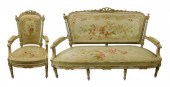 LOUIS XVI STYLE FURNITURE, TWO