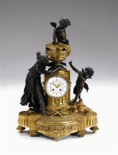 Louis XVI style gilt and patin