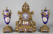LOUIS XVI STYLE GILT BRONZE AN