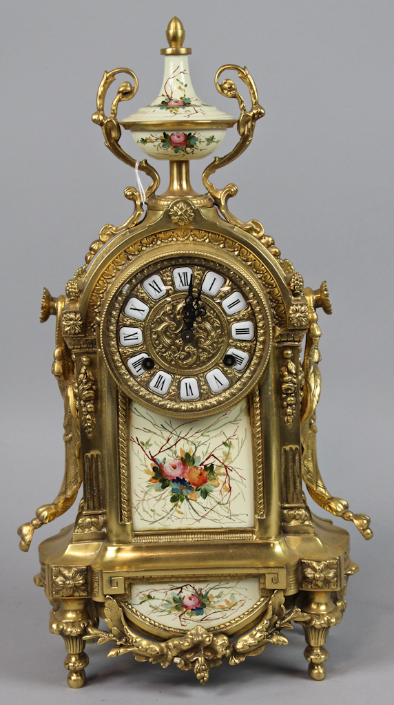 LOUIS XVI STYLE GILT BRONZE