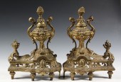 LOUIS XVI STYLE GILT BRONZE CH