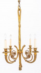 LOUIS XVI STYLE GILT BRONZE FO