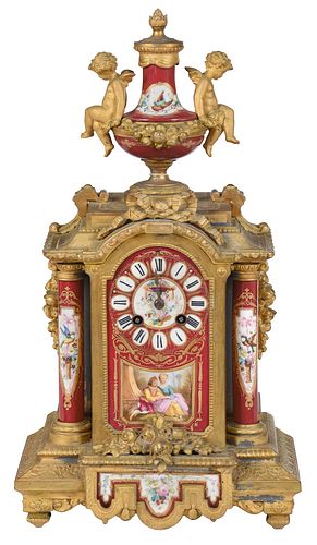 LOUIS XVI STYLE GILT BRONZE