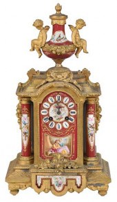 LOUIS XVI STYLE GILT BRONZE PO