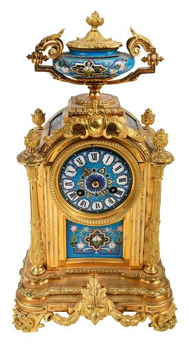LOUIS XVI STYLE GILT BRONZE AND
