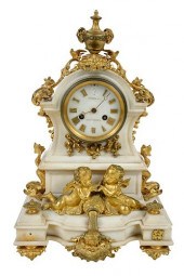 LOUIS XVI STYLE GILT BRONZE MO
