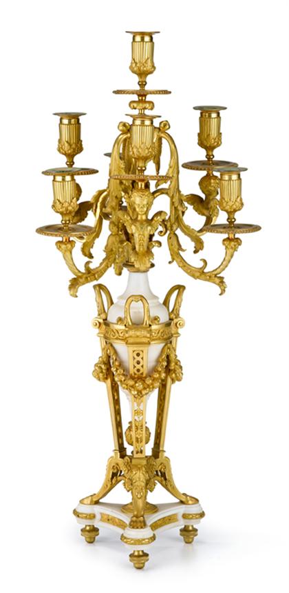 Louis XVI style gilt bronze mounted