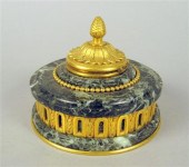 Louis XVI style gilt bronze an