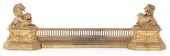 Louis XVI style gilt-bronze fi
