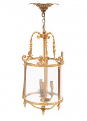 LOUIS XVI-STYLE GILT BRONZE HA