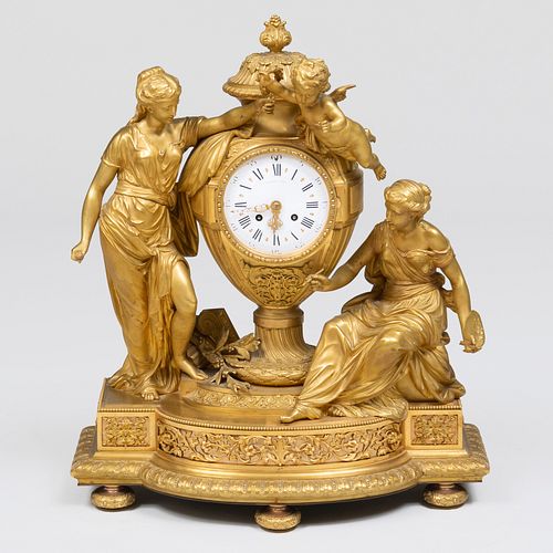 LOUIS XVI STYLE GILT-BRONZE