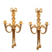 LOUIS XVI-STYLE GILT BRONZE TW