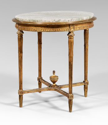 Louis XVI style gilt center