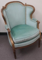 LOUIS XVI STYLE GILT DECORATED