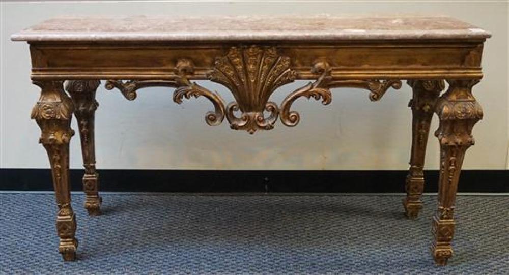 LOUIS XVI STYLE GILT DECORATED