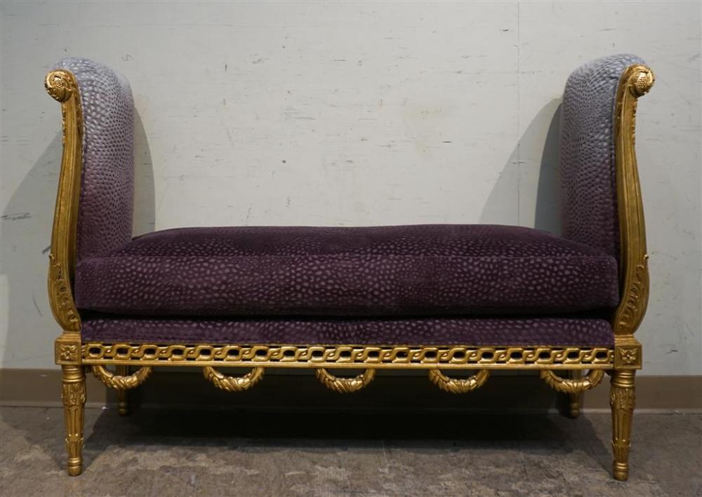 LOUIS XVI STYLE GILT DECORATED