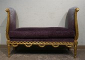 LOUIS XVI STYLE GILT DECORATED
