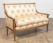 LOUIS XVI STYLE GILT FRAMED SE
