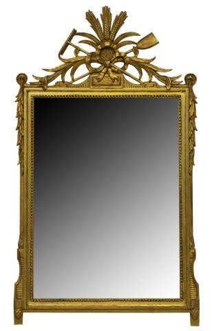 LOUIS XVI STYLE GILT FRAMED