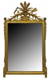 LOUIS XVI STYLE GILT FRAMED MI