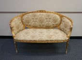 LOUIS XVI STYLE GILT GESSO AND