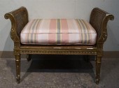 LOUIS XVI STYLE GILT GESSO CAN